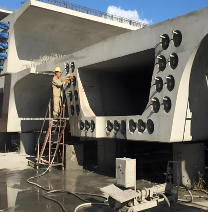 龙山压浆料施工流程及注意事项